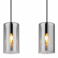 Suspension Globo OLLY Noir, 3 lumières