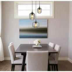 Suspension Globo OTHMAR Bronze, Noir, 3 lumières