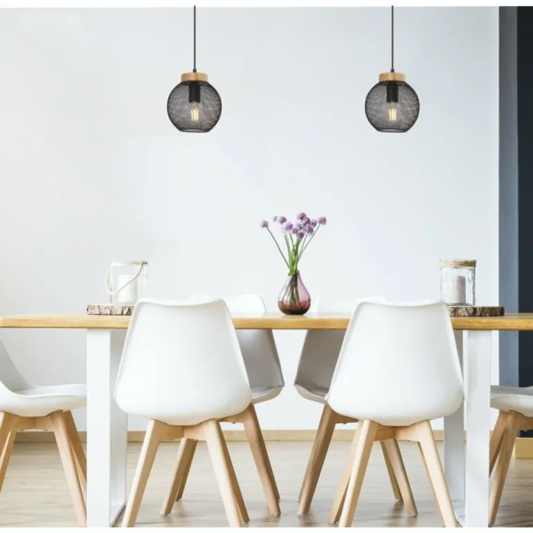 Suspension Globo PABLO Noir, 1 lumière