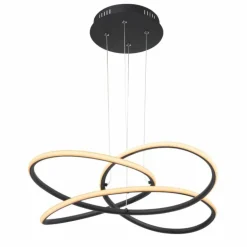 Suspension Globo PANDA LED Noir, 1 lumière