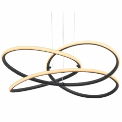 Suspension Globo PANDA LED Noir, 1 lumière