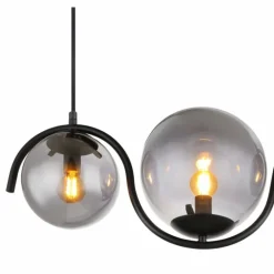 Suspension Globo PORRY Noir, 3 lumières