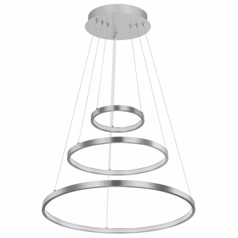 Suspension Globo RALPH LED Nickel mat, 1 lumière