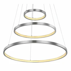 Suspension Globo RALPH LED Nickel mat, 1 lumière