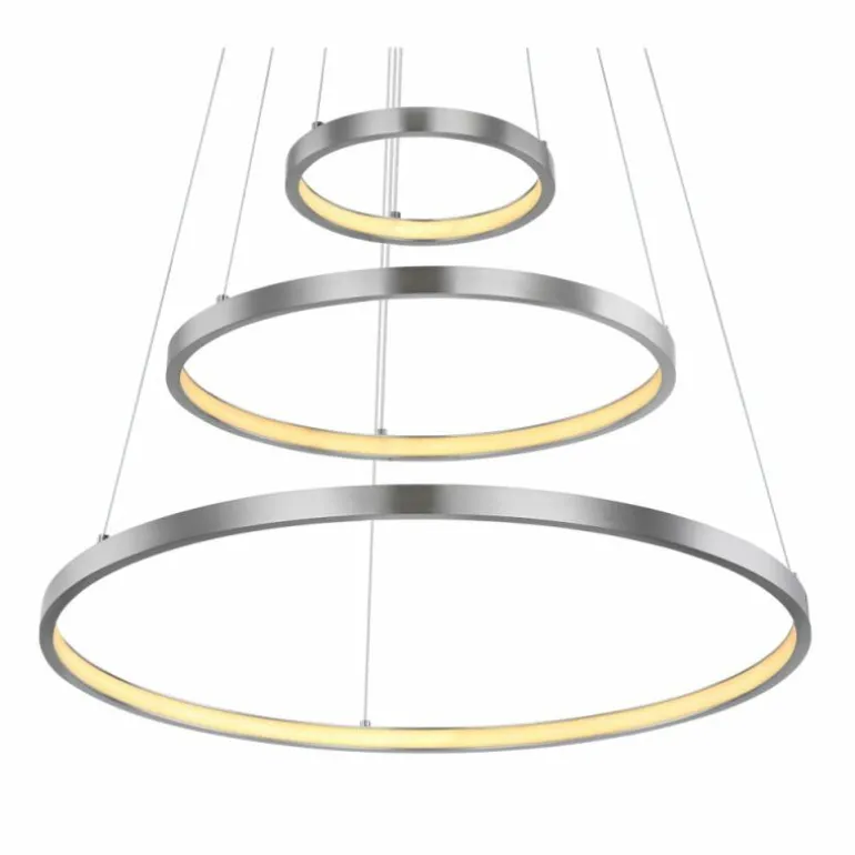 Suspension Globo RALPH LED Nickel mat, 1 lumière