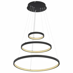 Suspension Globo RALPH LED Noir, 1 lumière