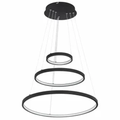 Suspension Globo RALPH LED Noir, 1 lumière