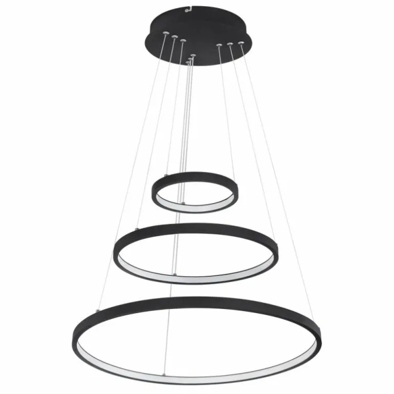 Suspension Globo RALPH LED Noir, 1 lumière