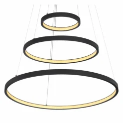 Suspension Globo RALPH LED Noir, 1 lumière