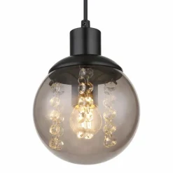 Suspension Globo RICHARD Noir, 1 lumière
