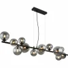 Suspension Globo RIHA LED Noir, 13 lumières