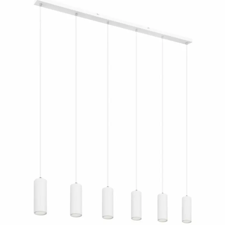 Suspension Globo ROBBY Blanc, 6 lumières