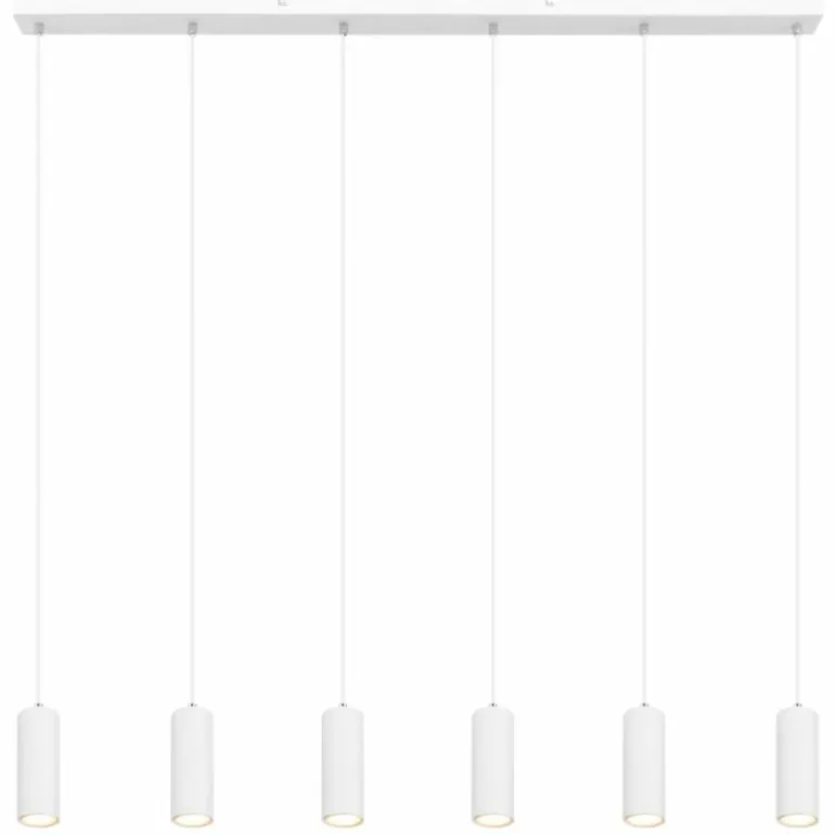 Suspension Globo ROBBY Blanc, 6 lumières