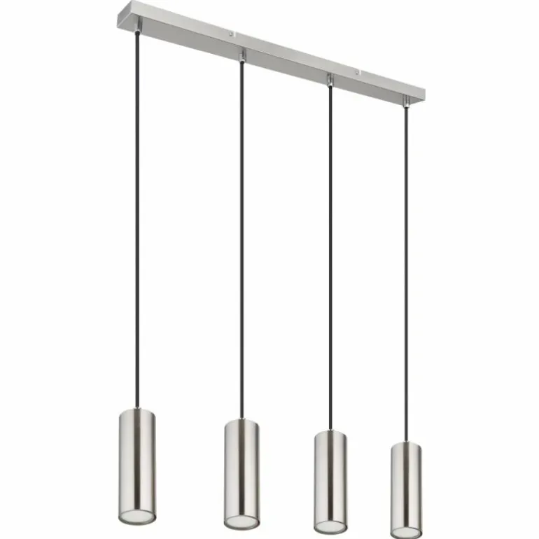 Suspension Globo ROBBY Nickel mat, 4 lumières