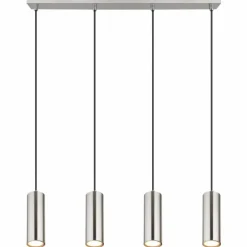 Suspension Globo ROBBY Nickel mat, 4 lumières