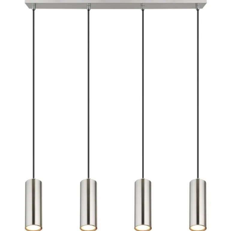 Suspension Globo ROBBY Nickel mat, 4 lumières