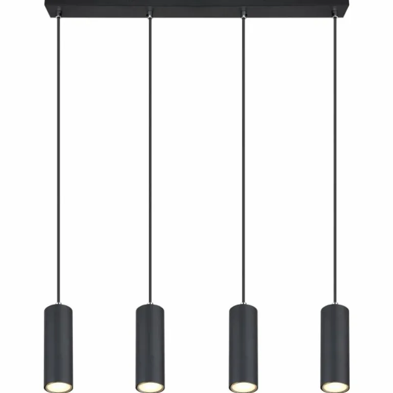 Suspension Globo ROBBY Noir, 4 lumières