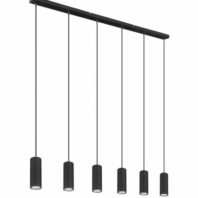 Suspension Globo ROBBY Noir, 6 lumières