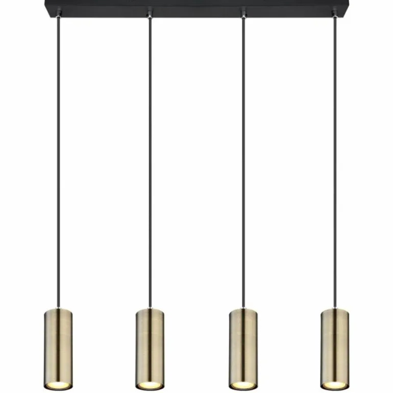 Suspension Globo ROBBY Noir, 4 lumières