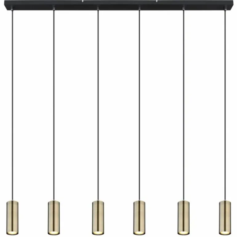 Suspension Globo ROBBY Noir, 6 lumières