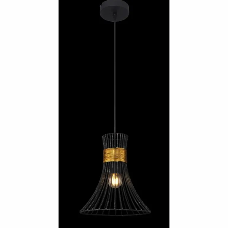 Suspension Globo ROXY Noir, 1 lumière