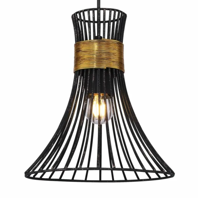 Suspension Globo ROXY Noir, 1 lumière
