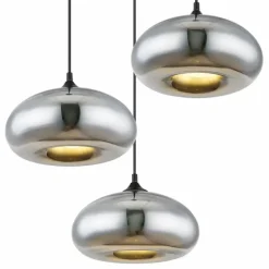 Suspension Globo SELLY Noir, 3 lumières