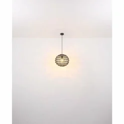 Suspension Globo SENNI Noir, 1 lumière