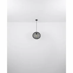 Suspension Globo SENNI Noir, 1 lumière