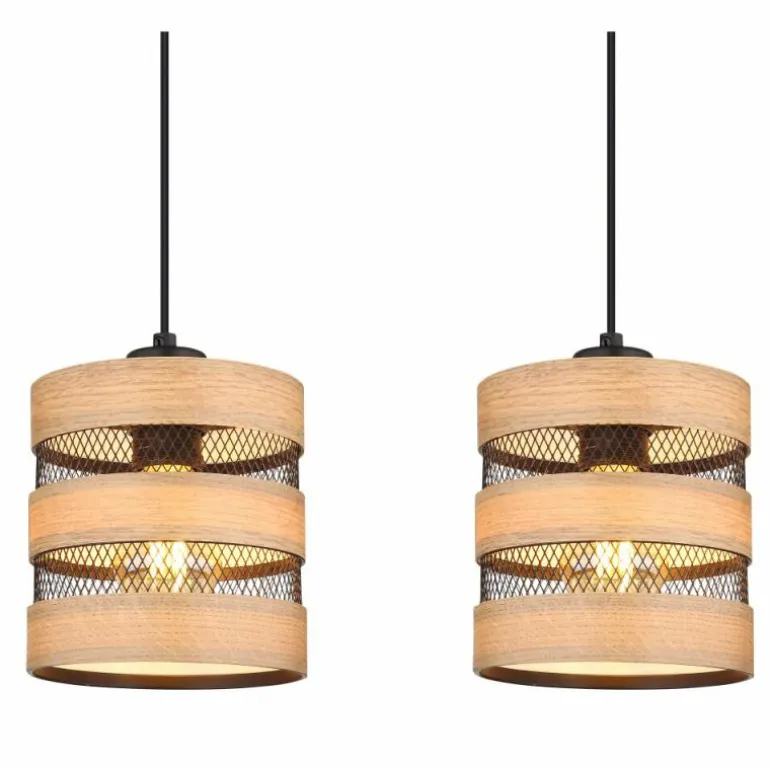 Suspension Globo SOENI Noir, 3 lumières