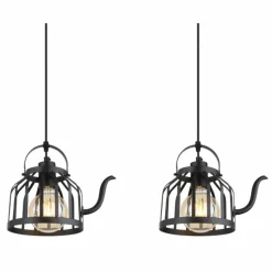 Suspension Globo SUSANNA Noir, 3 lumières