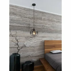 Suspension Globo TAMARA Noir, 1 lumière