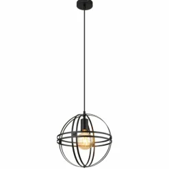 Suspension Globo TAMARA Noir, 1 lumière