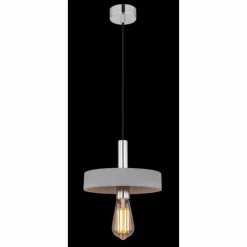 Suspension Globo TIMO Gris, 1 lumière