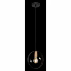 Suspension Globo VIGO Noir, 1 lumière