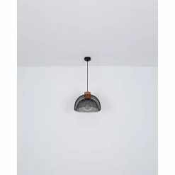 Suspension Globo VITIANO Brun, Noir, 1 lumière