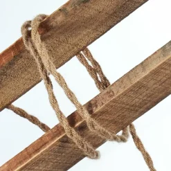 Suspension Gnitteryd Brun, Bois clair, Noir, 4 lumières