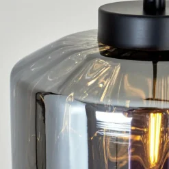 Suspension Gondim Noir, 4 lumières