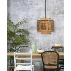 Suspension Good & Mojo BHUTAN Noir, 1 lumière