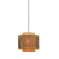 Suspension Good & Mojo BHUTAN Noir, 1 lumière