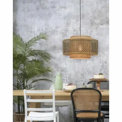 Suspension Good & Mojo BHUTAN Noir, 1 lumière