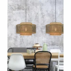 Suspension Good & Mojo BHUTAN Noir, 1 lumière