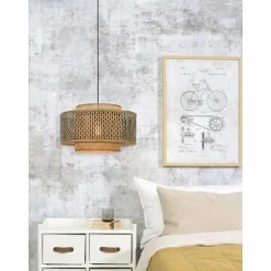 Suspension Good & Mojo BHUTAN Noir, 1 lumière