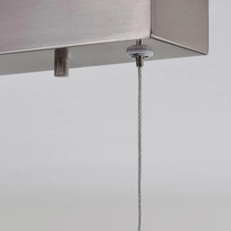 Suspension Goun LED Nickel mat, 2 lumières