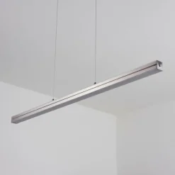 Suspension Goun LED Nickel mat, 2 lumières