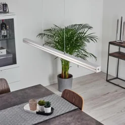 Suspension Goun LED Nickel mat, 2 lumières