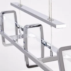 Suspension Gravendal LED Chrome, 5 lumières