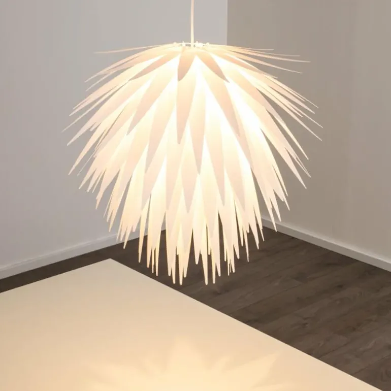 Suspension Grinder Blanc, 1 lumière