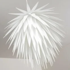 Suspension Grinder Blanc, 1 lumière