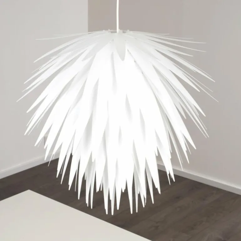 Suspension Grinder Blanc, 1 lumière